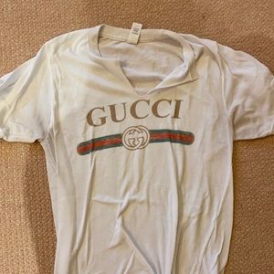 Knotted Gucci Tee